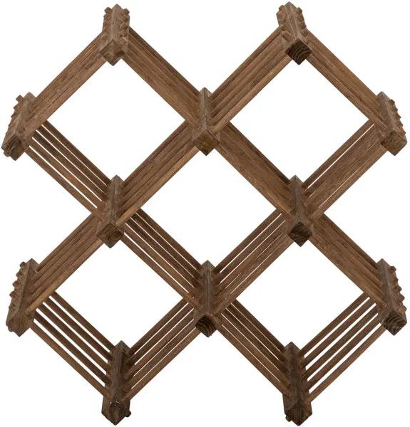 BLOOMINGVILLE Lucas vinreol, m. 5 rum - natur bambus